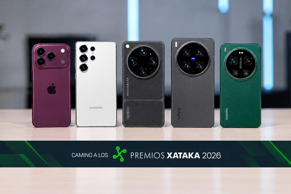 Smartphone de gama alta con diseño de lujo, materiales premium y pantalla holográfica en un entorno moderno.