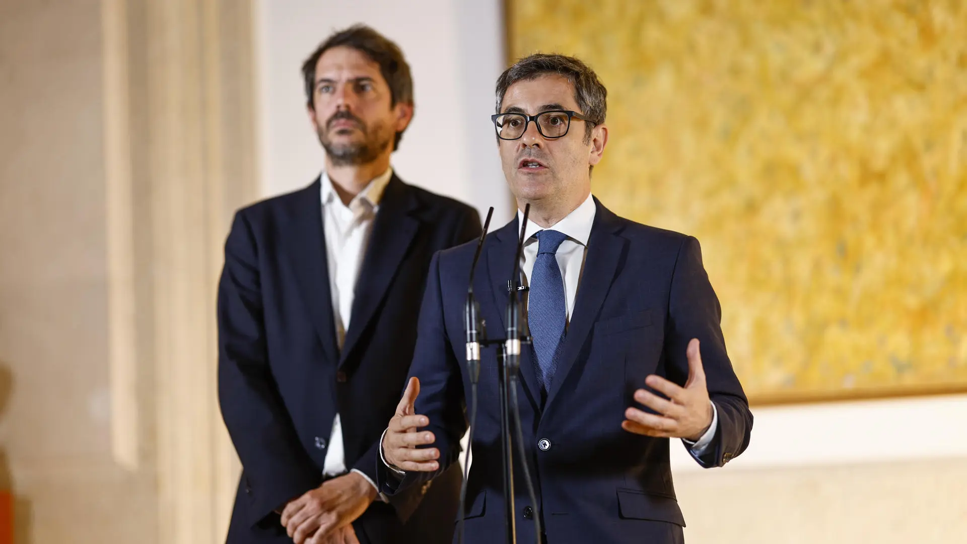 Bolaños rechaza la expropiación de vivienda que exige Sumar y asegura que avanzan para aprobar el decreto este martes